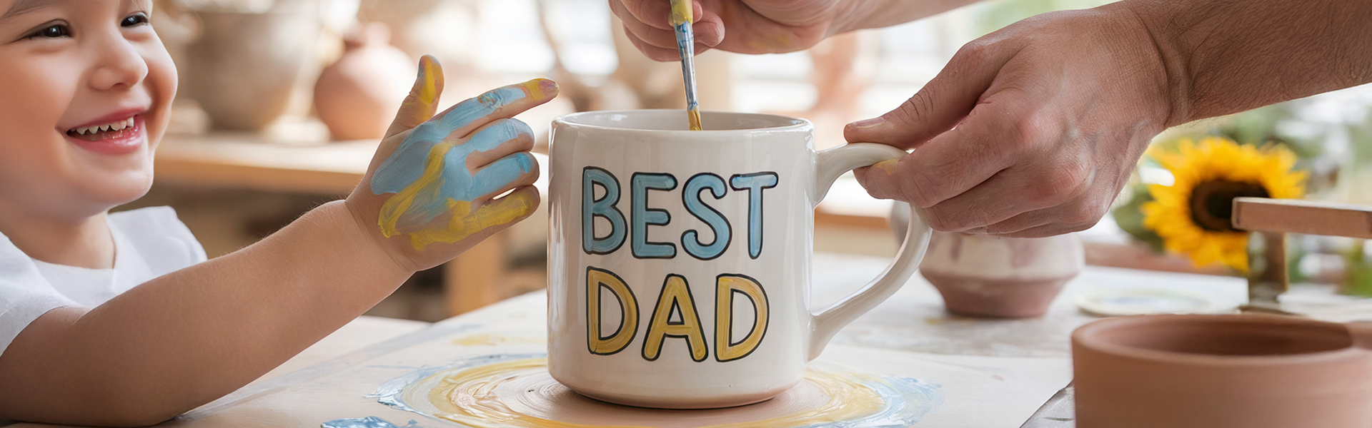 Design your own mug and card for Dad!